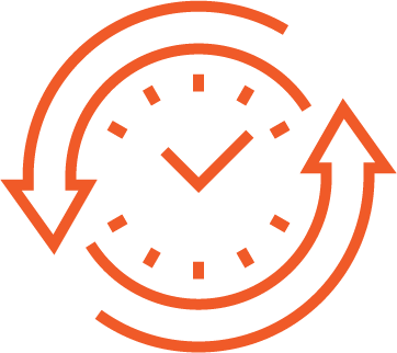 Orange clock
