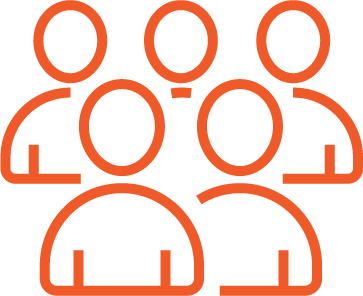 Orange people