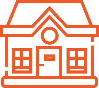 Orange house