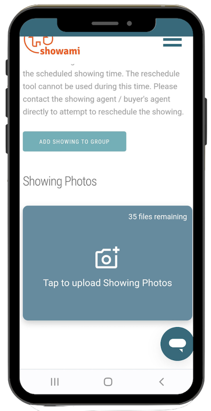 Showami-real-estate-app Showami real estate app, requesting a home showing page.